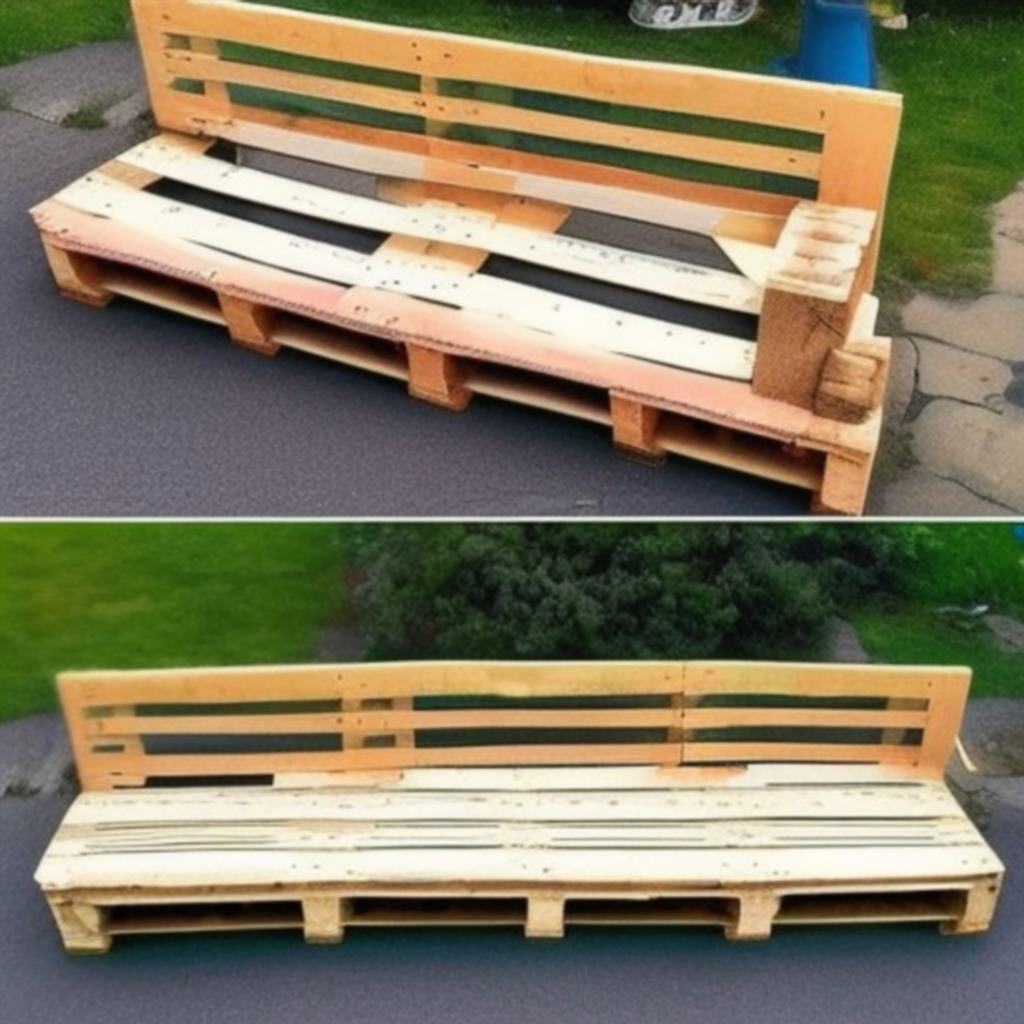 Jak zrobić ławkę ogrodową z palet