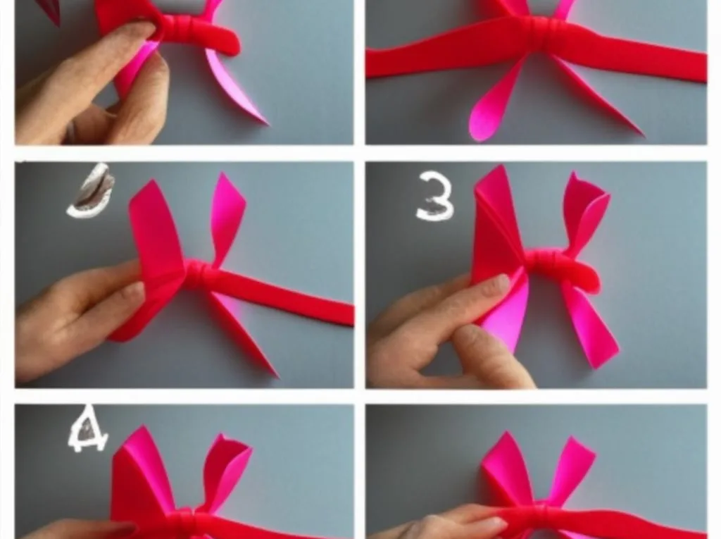 Jak zrobić małą kokardkę ze wstążki