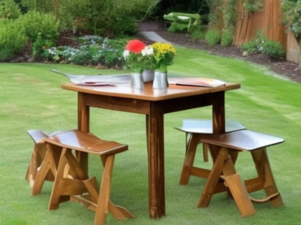 Jak zrobić stół do ogrodu